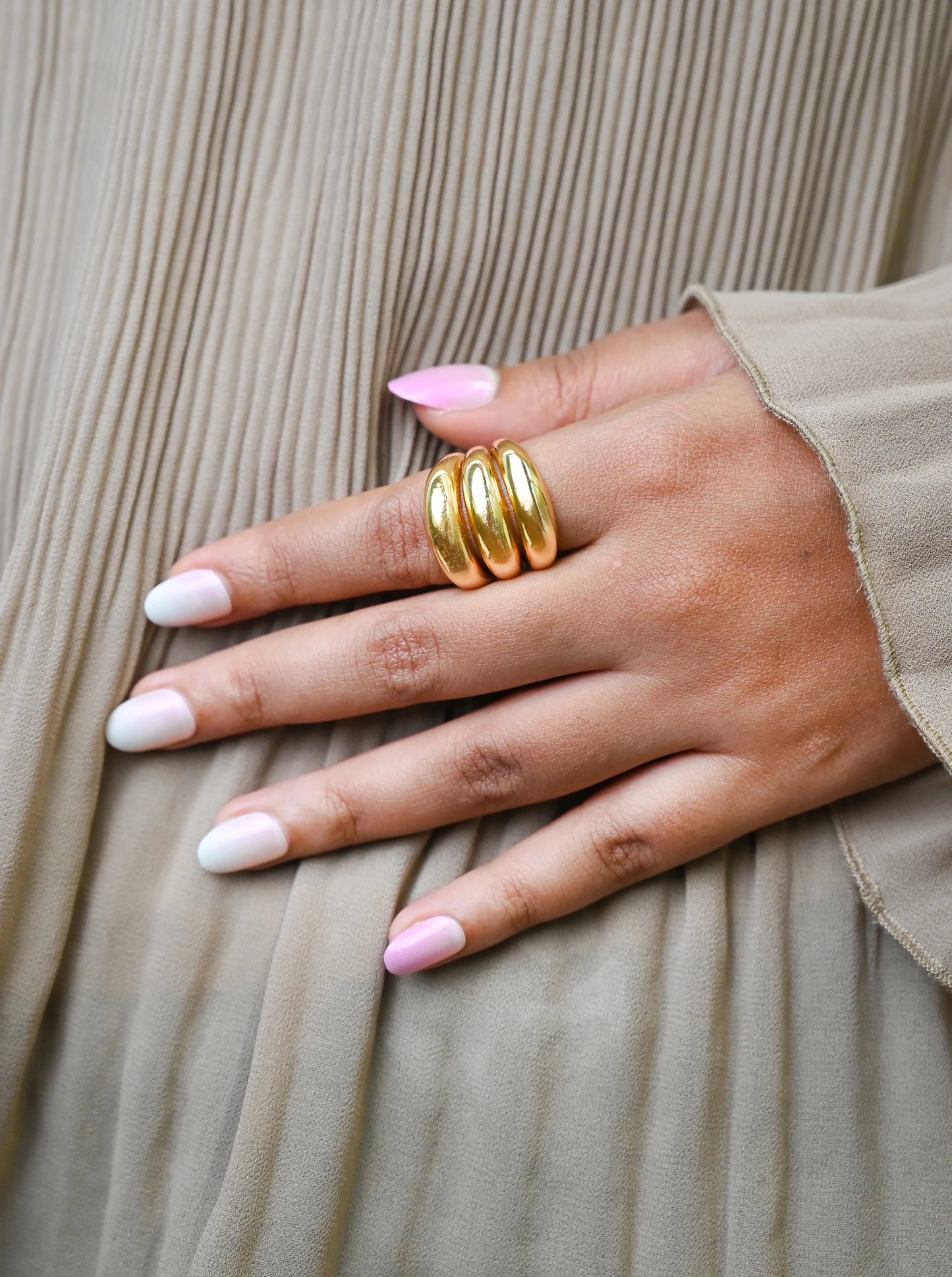 Triad Dome Ring