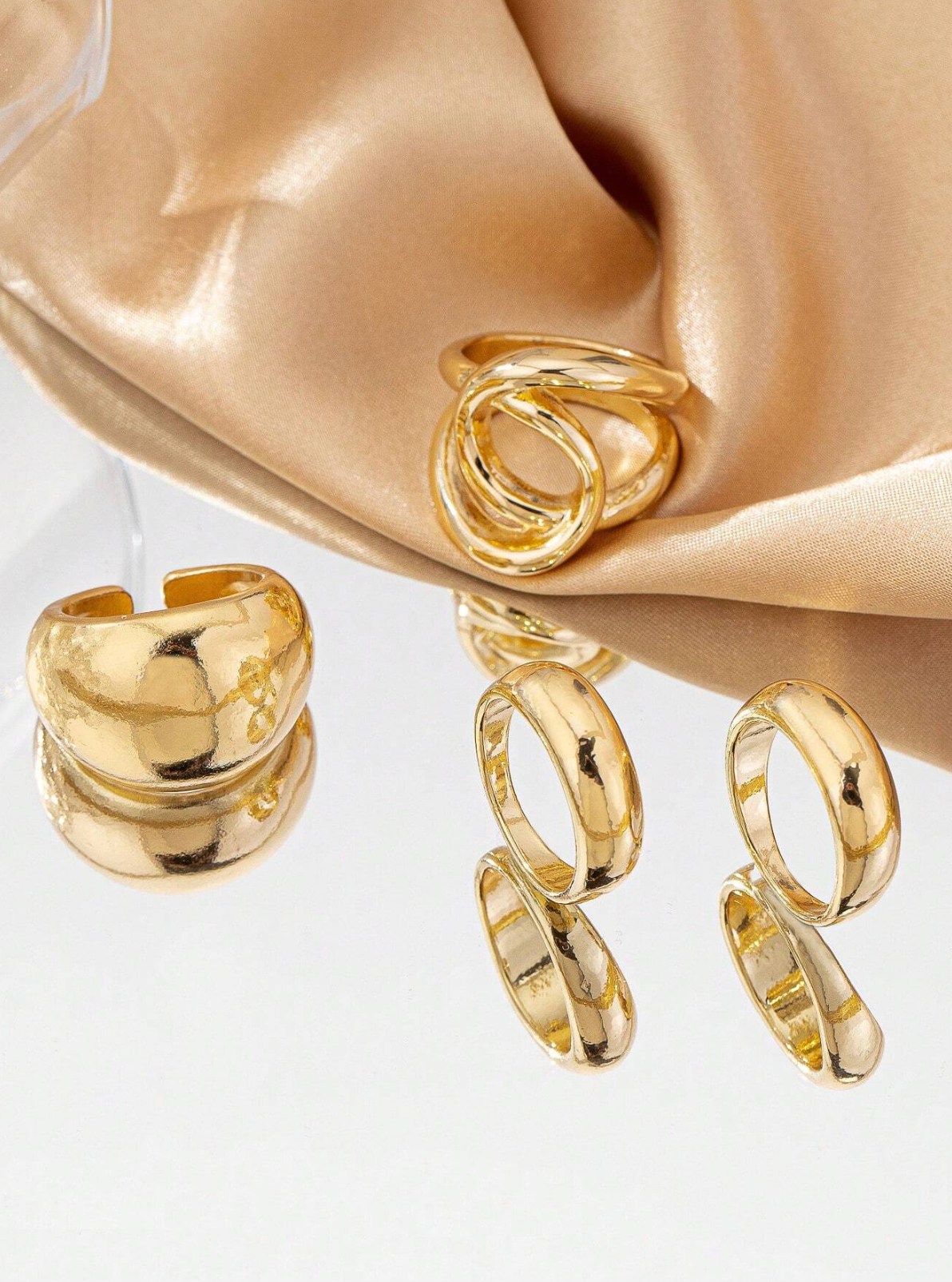 Halo Ring Set of 4