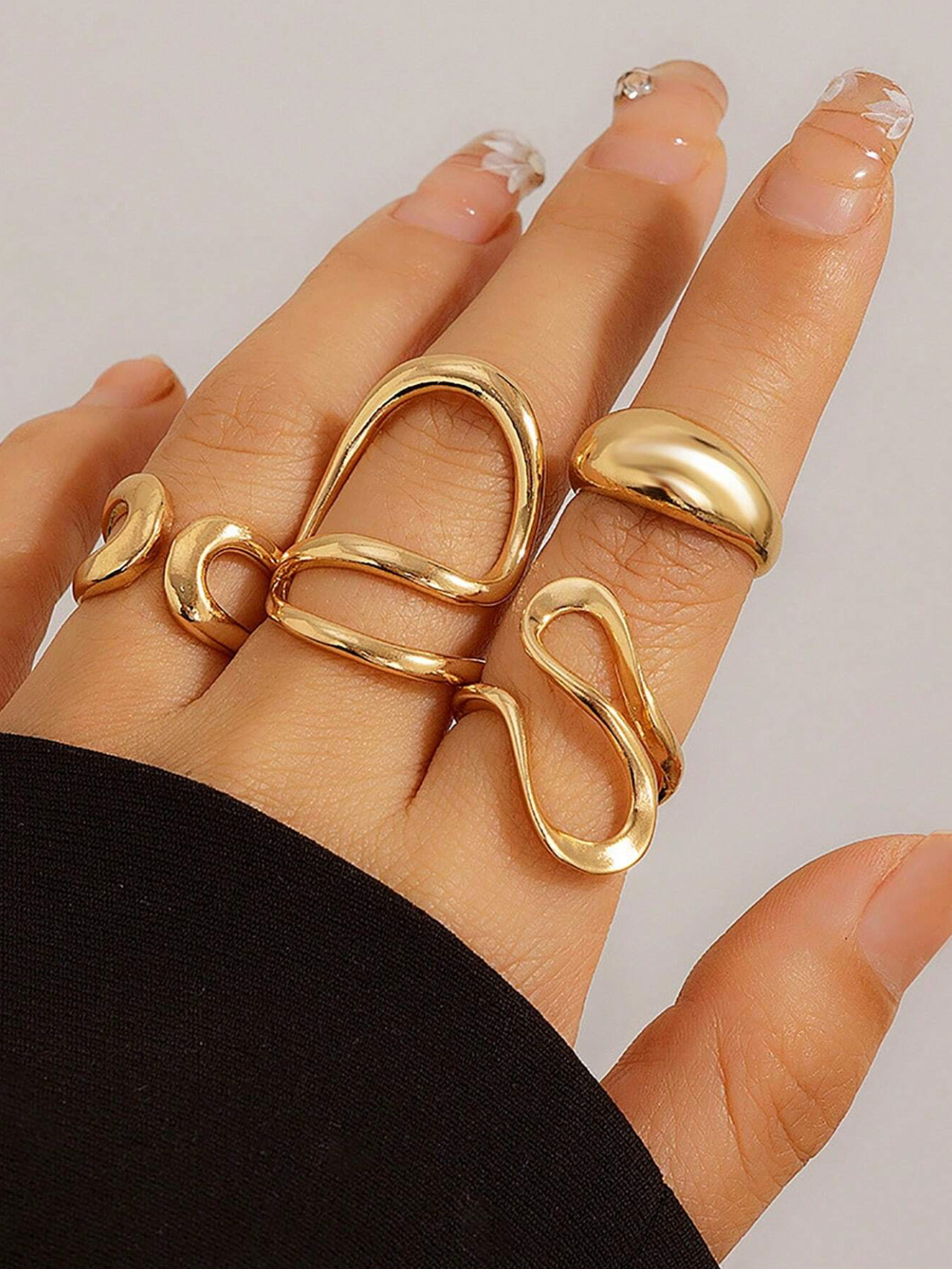 Flamme Ring Set of 4