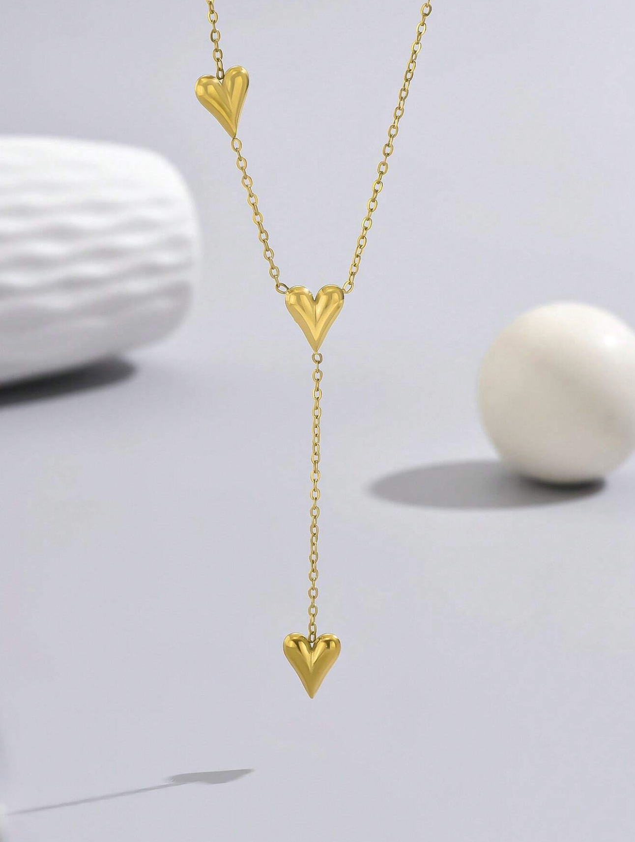 Hearts of Gold Necklace