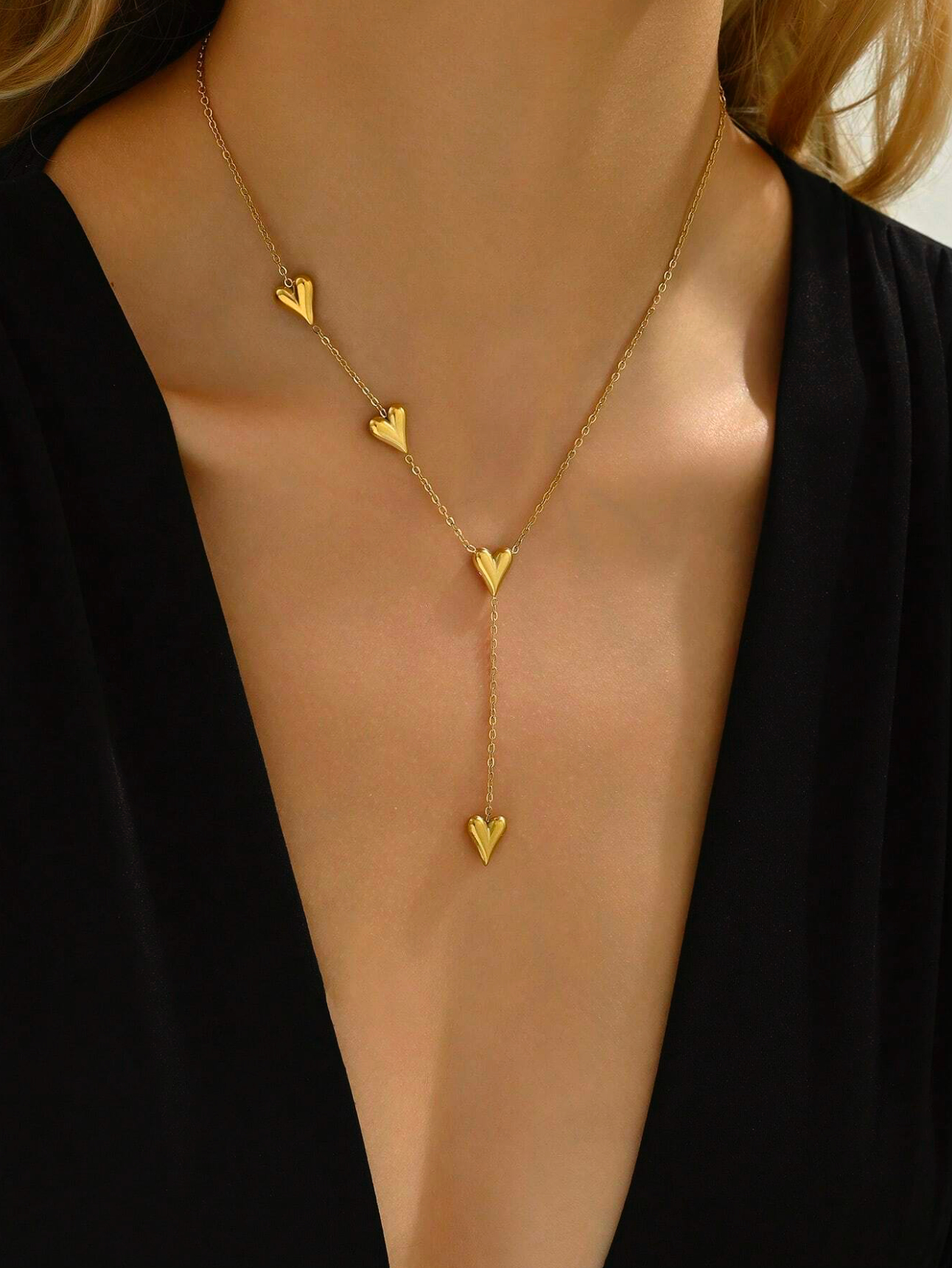 Hearts of Gold Necklace