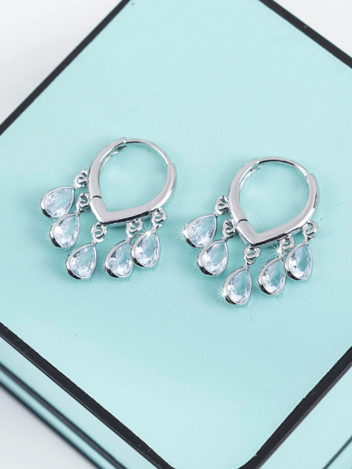 Celina Silver Hoop Earrings